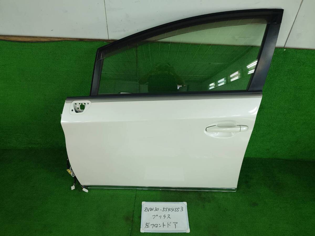 トヨタ プリウス DAA-ZVW30 左 フロントドア ZVW30-5544553 **個人宅発送不可** カラーコード 070 67002-47070 67002-47071拍卖