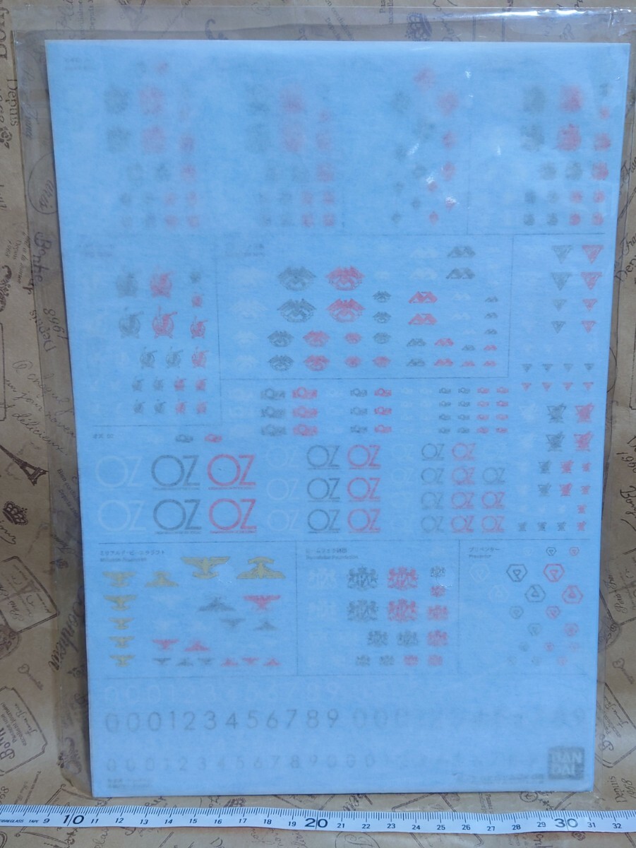 ガンダム デカール DX 08 1/100 ガンダムW プラモデル 敗者たちの栄光用 ヒイロカトル 五飛 デュオ トロワ拍卖