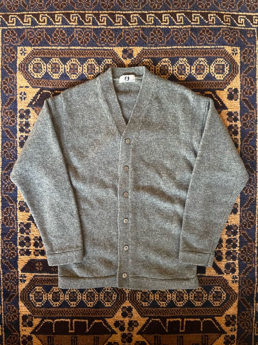 希少 90s goodenough shetland wool cardigan グッドイナフ ニットカーディガン 藤原ヒロシ シェットランド ウール アーカイブ archive拍卖