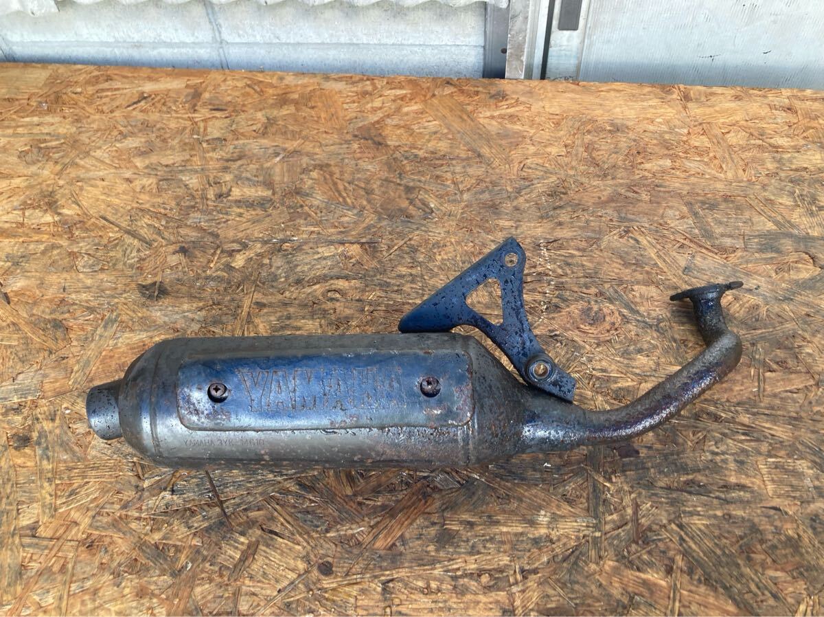 60658■ ヤマハ スーパージョグZR JOGZR 3YK (671番台〜) 実動 吹き上がりOK!! 純正マフラー 〈3YK-14610〉拍卖