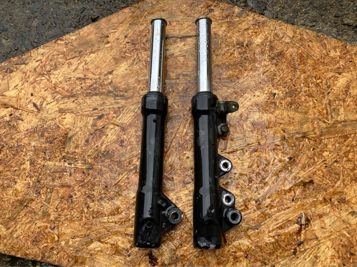 61028■ スズキ ジョグC JOG C SA16J 純正 フロントフォーク 左右拍卖