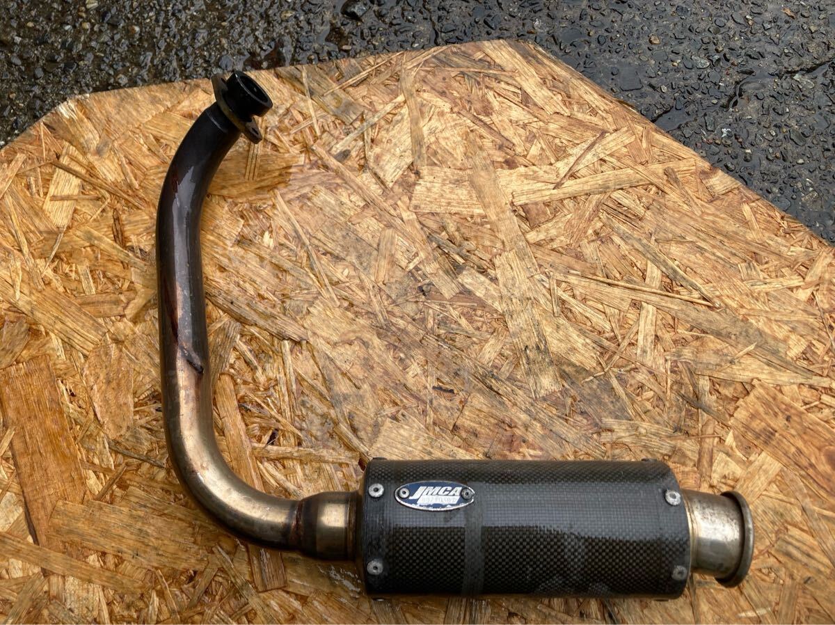 61063■ ホンダ APE エイプ 50 100 デイトナ?? ショート カーボン マフラー AC16 JMCA拍卖