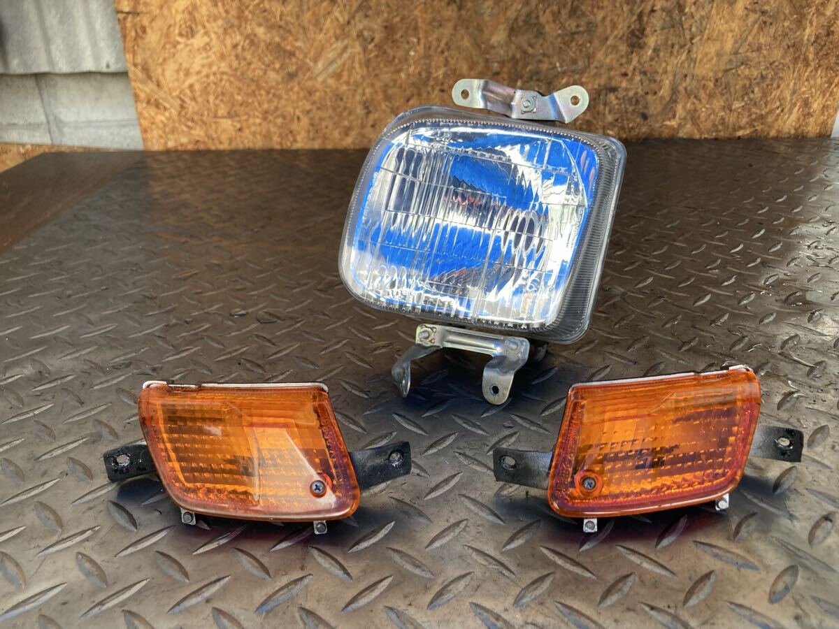 61019■ ホンダ ジャイロキャノピー TA03 (111番台~) 左 ヘッドライト 左右 ウインカー 純正拍卖