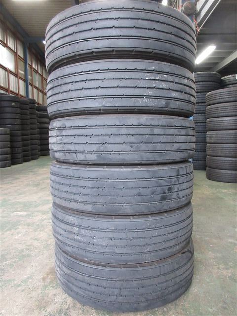 送料無料 265/70R19.5 BS R173 2020年製 6本セット 8mmぐらい拍卖