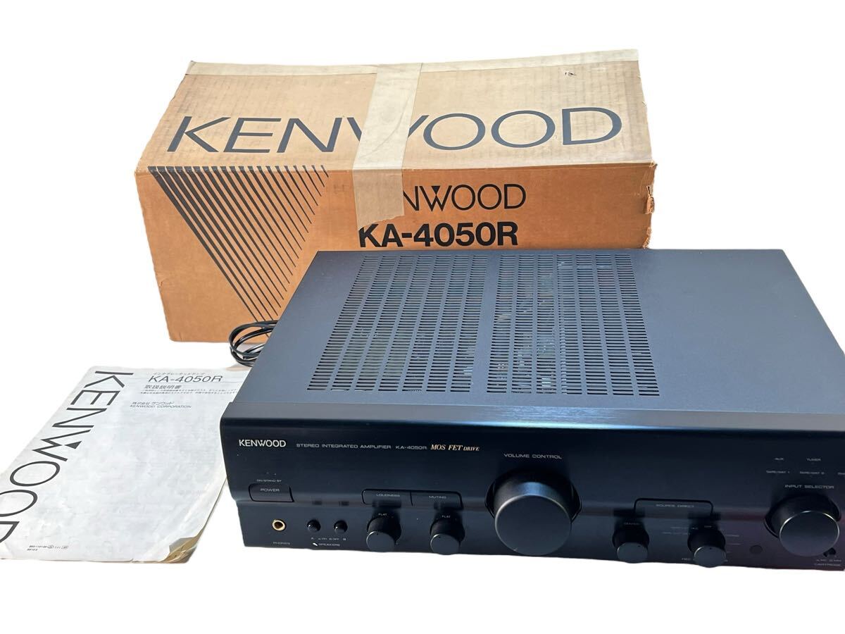◆美品 通電確認済み KENWOOD ケンウッド プリメインアンプ KA-4050R アンプ オーディオ機器 音響機器 現状品 管理kame350拍卖