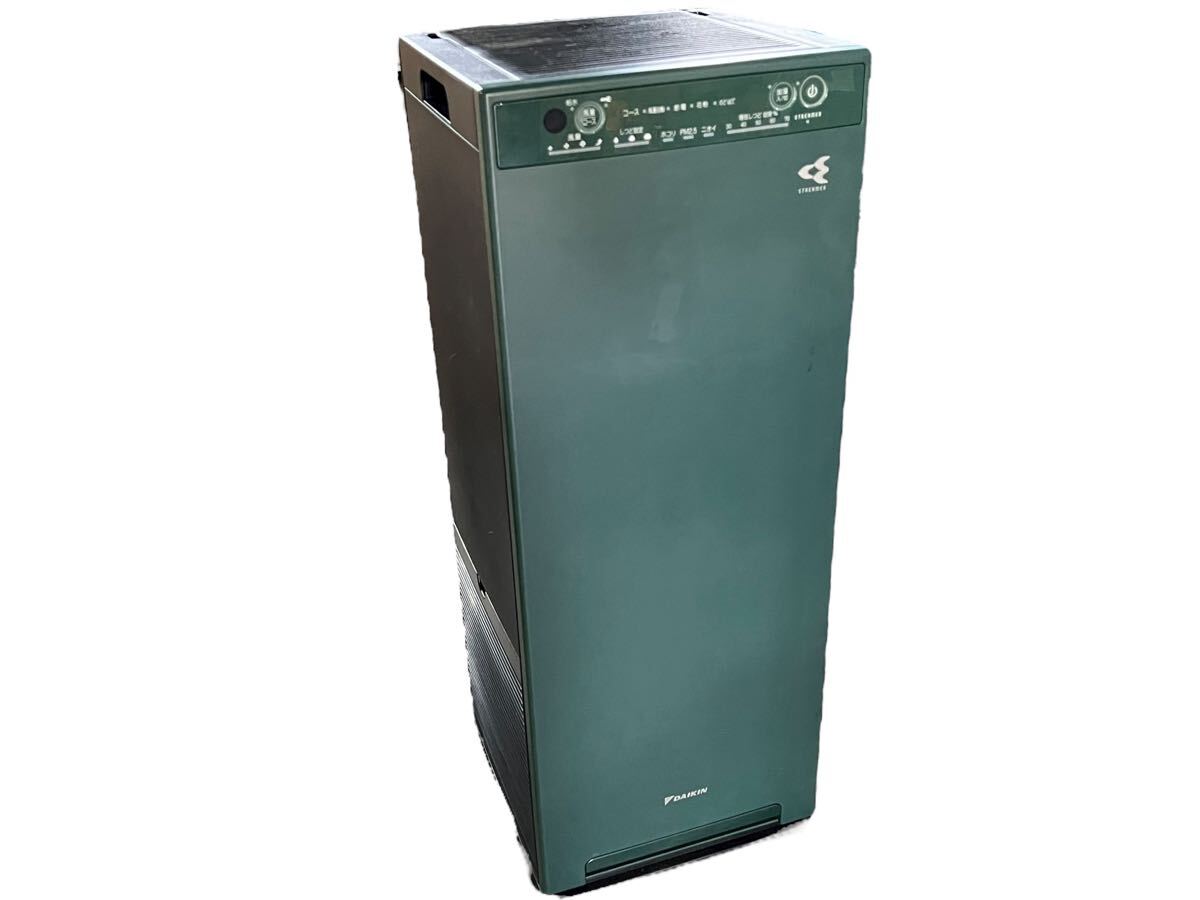 ◆動作確認済み DAIKIN ダイキン 加湿ストリーマ空気清浄機 MCK55UJ-G グリーン 本体のみ 加湿器 空気清浄機 家電 中古品 現状品 管理KA436拍卖