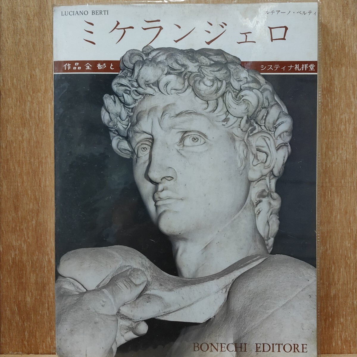 ミケランジェロ 作品全部とシスティナ礼拝堂 All the Works of Michelangelo 日本語版 希少本 ボネキ出版社 ルチアーノ・ベルティ 古書拍卖