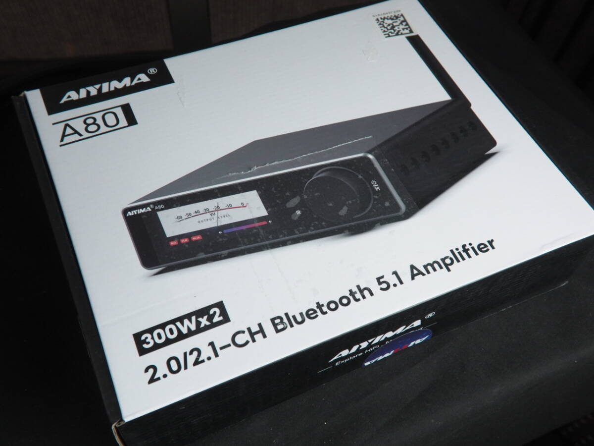 デジタルアンプ AIYIMA A80 ★新品未開封★ 300W+300W Bluetooth 5.1拍卖