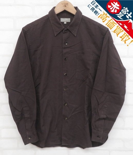 9T5531/MARGARET HOWELL 長袖コットン混シャツ 579-6250015 マーガレットハウエル拍卖