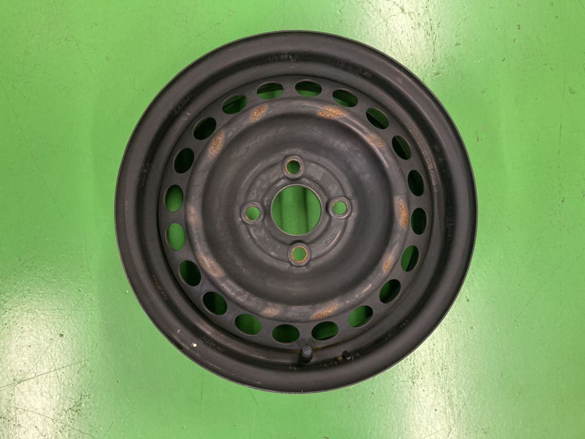 ホンダ GK3 GK4 フィット 純正 14インチスチールホイール 1本 5.5J +45 4H 100 56φ 42700-T5A-J01拍卖