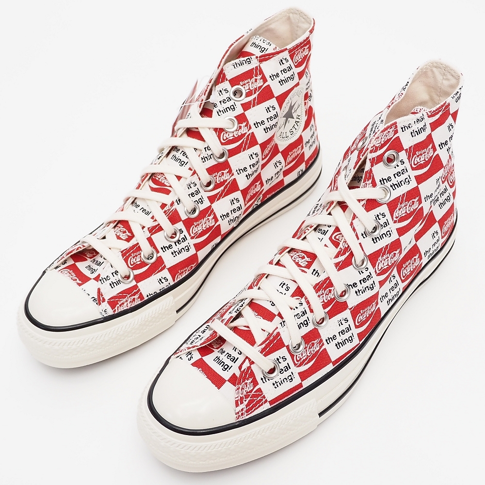 H0643S 新品 CONVERSE ALL STAR/Coca-Cola スニーカー【サイズ:USA 8(26.5cm)】レッド/ホワイト オールスター コンバース コカコーラ 拍卖