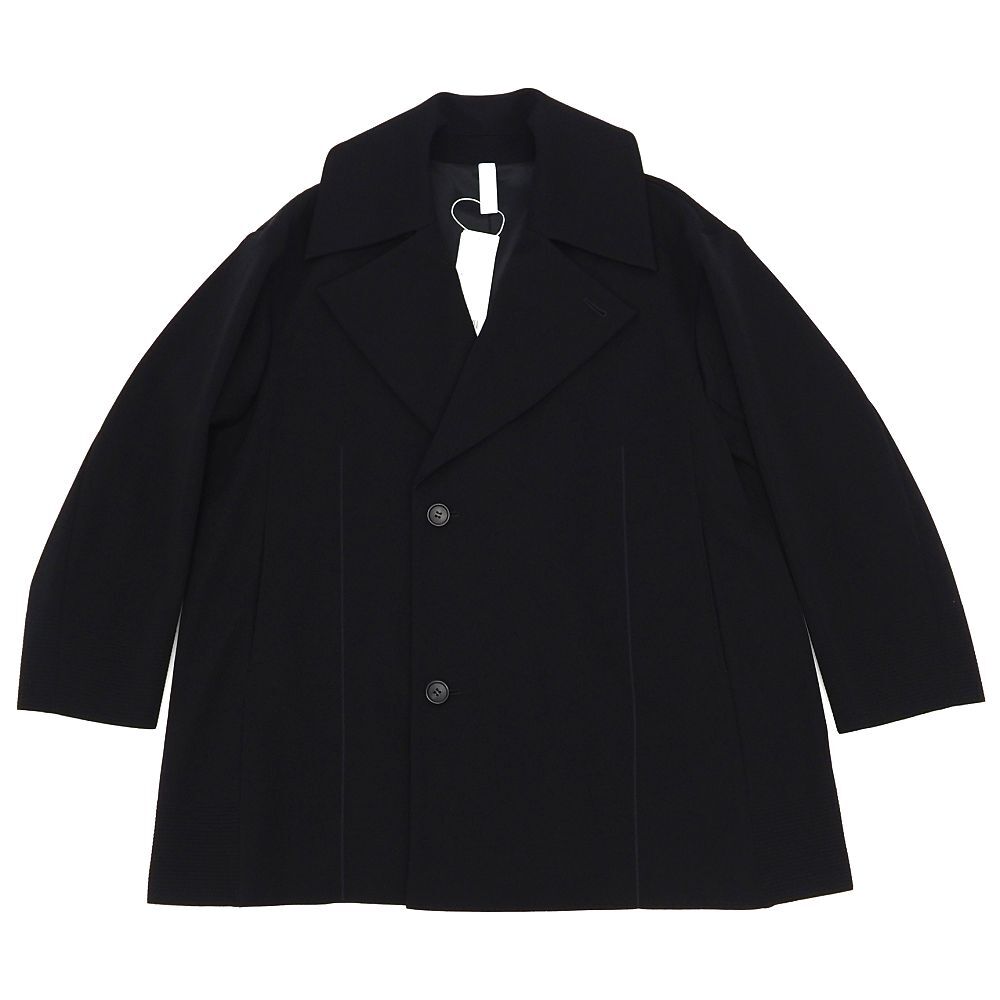 E06406 新品 24AW CFCL AC MILAN RIB PEACOAT ミラノリブ コート【サイズ:3】ブラック 定価192500円 CF008KAO41 シーエフシーエル メンズ拍卖