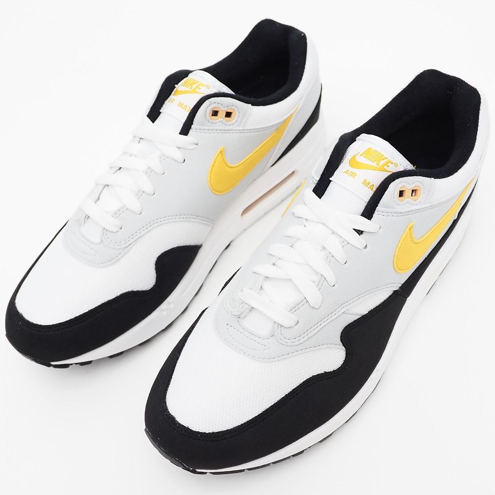 H06522 未使用品 NIKE/AIR MAX 1 スニーカー 【サイズ:US11(29cm)】 WHITE/UNIVERSITY GOLD/BLACK エアマックス ナイキ メンズ拍卖