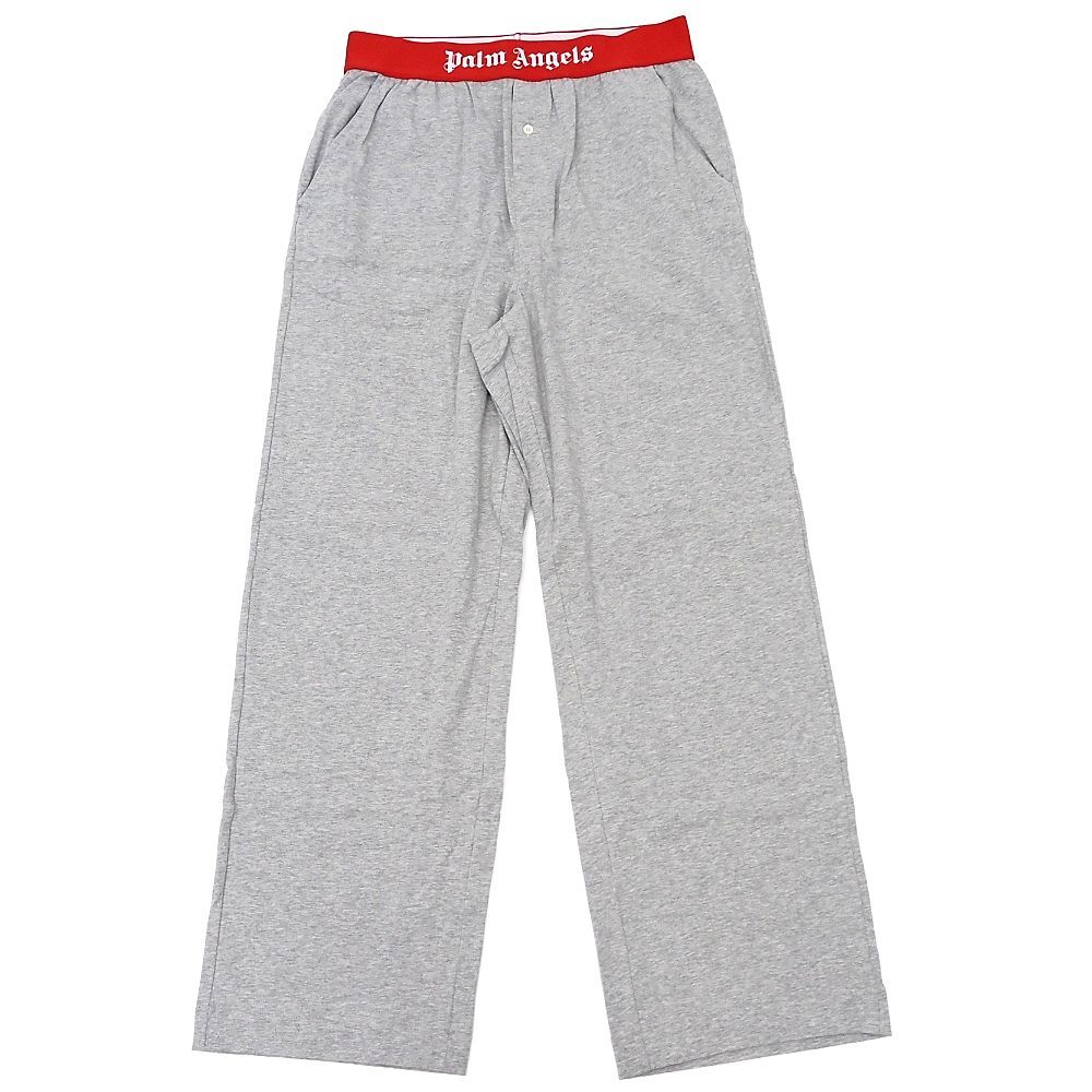 H06399 新品 Palm Angels/パジャマパンツ 【サイズ:S】 メランジグレー イージーパンツ 柔らかい生地感 パームエンジェルス メンズ拍卖
