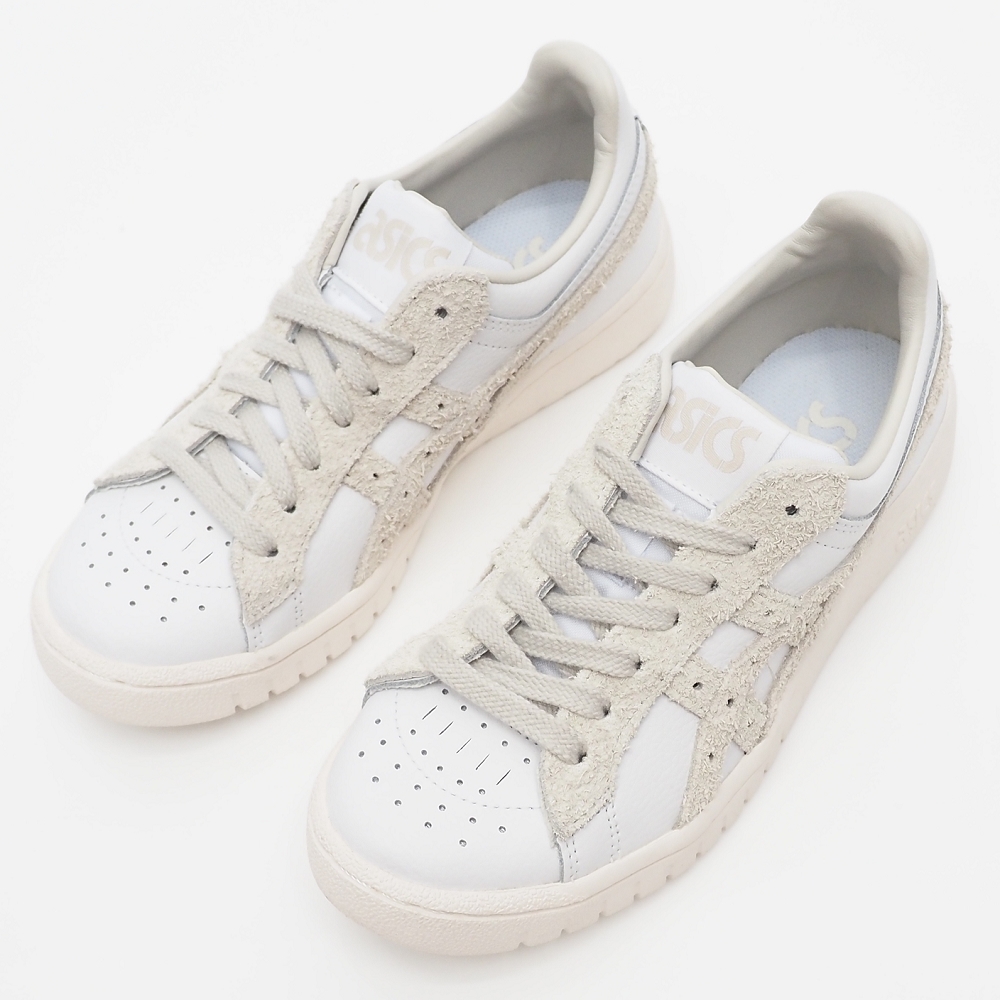 H06532 未使用品 asics/SportStyle GEL-PTG レザースニーカー 【サイズ:US4(22.5cm)】 ホワイト/クリーム アシックス レディース拍卖