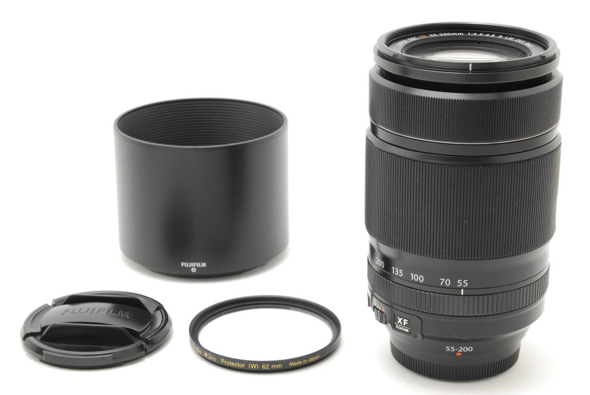 動作良好 FUJIFILM XF 55-200mm F3.5-4.8 R LM OIS 望遠ズームレンズ フジノン Xマウント拍卖