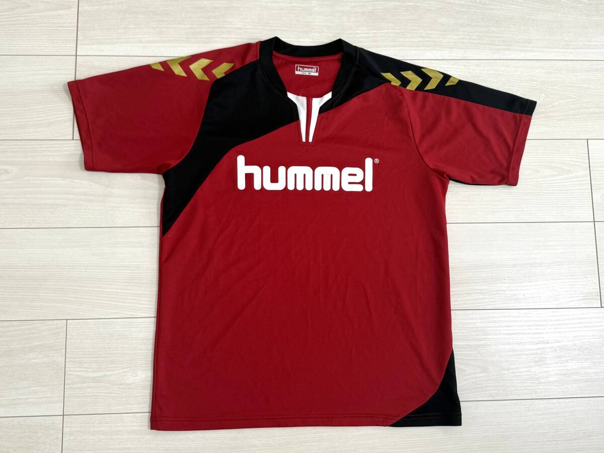 ★hummel ヒュンメル ゲームシャツ 半袖Tシャツ メンズ Mサイズ サッカー フットサル★拍卖