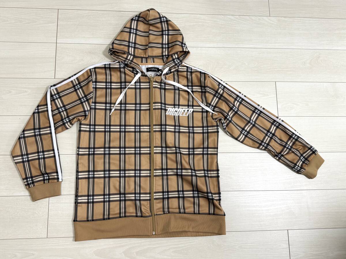 ★Dig Deep ディッグディープ ジップアップ パーカー Lサイズ ノバチェック★拍卖