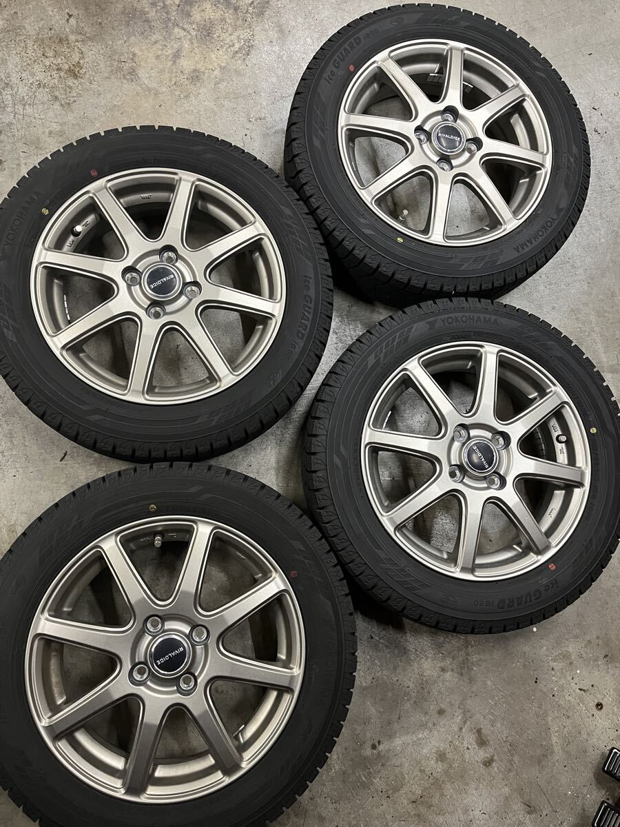 ヨコハマiG60 165/65R15 ホイールセット ソリオ タフト スタッドレス拍卖