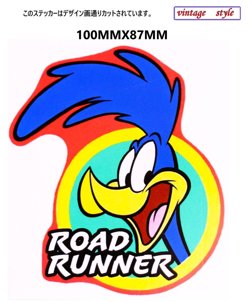 GW92-04 特価 ヴィンテージスタイル ロードランナー Road Runner レーシングステッカー アメリカ雑貨 ステッカー デカール拍卖