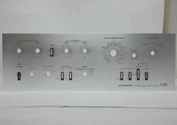 ■Pioneer プリメインアンプ SA-8900 フロントパネル拍卖