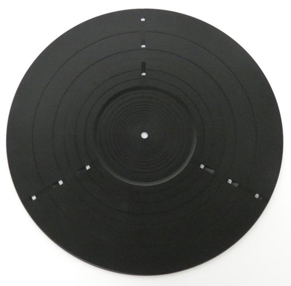 ■Technics レコードプレーヤー SL-D33 ターンテーブルシート ゴムマット SFTGQ33-01 直径289mm 重量291g センサー穴あり拍卖