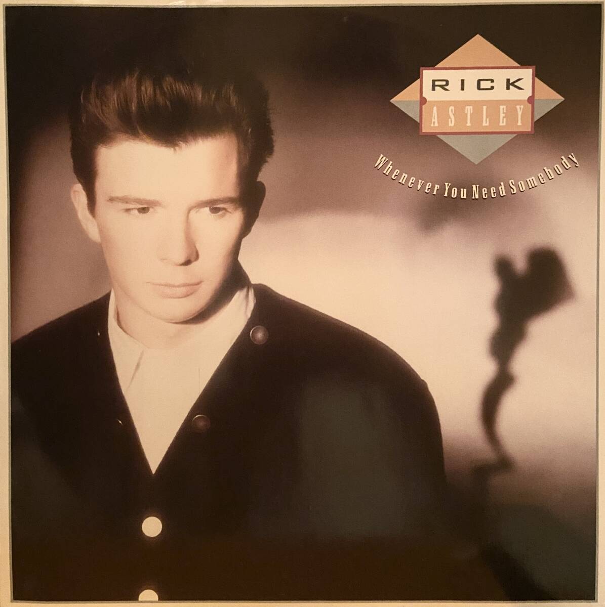 PWL.Rick Astley/Whenever you need somebody/イギリス盤.12インチシングル.品薄になってます。拍卖