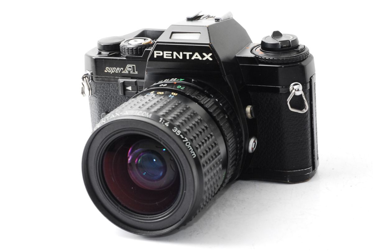 ★実用美品★ ペンタックス PENTAX Super A ボディ + SMC PENTAX-A ZOOM 35-70mm F4 ★シャッター全速 露出計OK★ #C26#085090拍卖