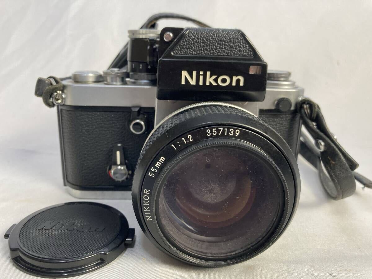 Nikon ニコン F2 7687806+NIKKOR 55mm 1:1.2 レンズ付拍卖