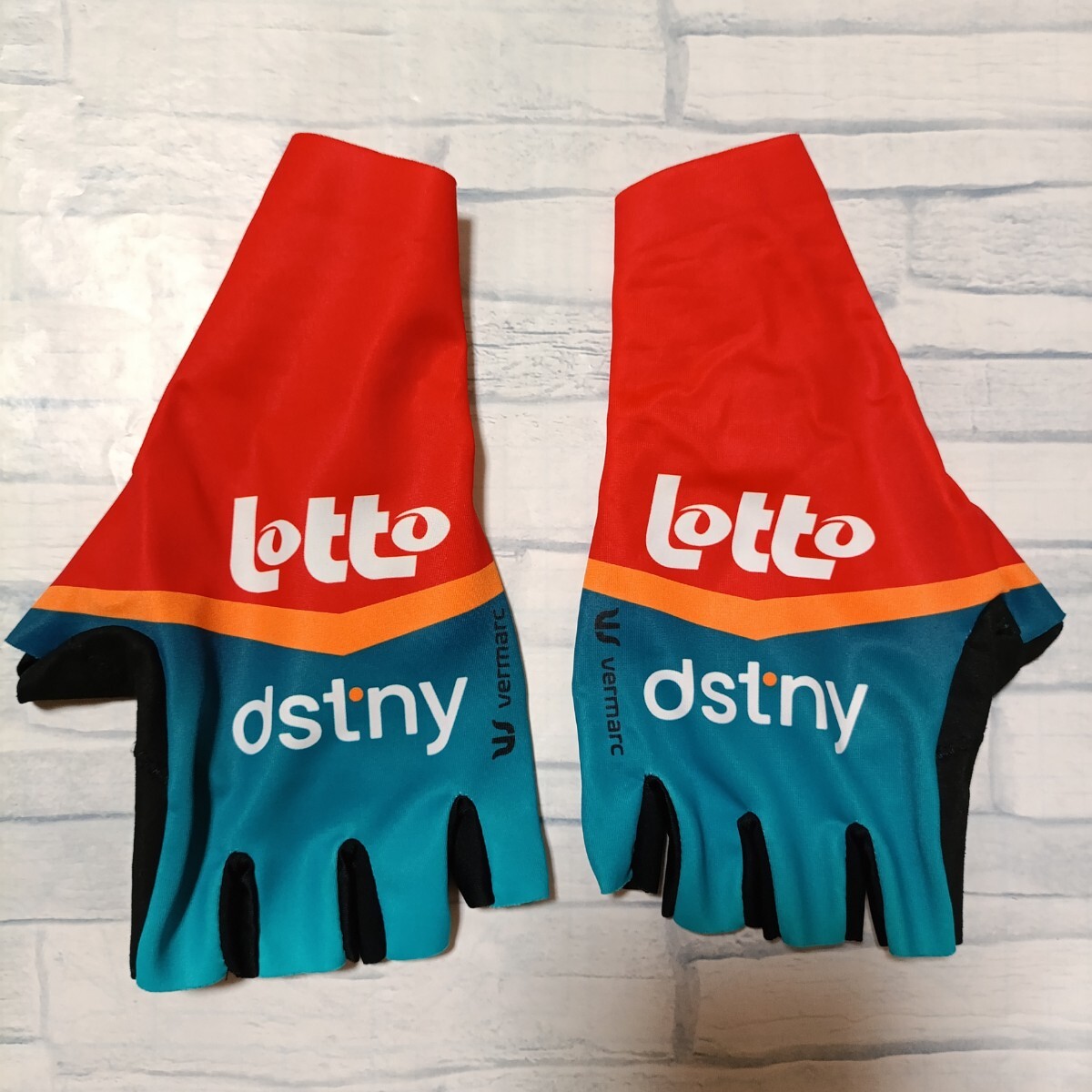 支給品 Lotto Dstny エアログローブ ロットデスティニー 手袋 自転車 RIDLEY リドレー ORBEA オルベア ソウダル Soudal ロードバイク拍卖