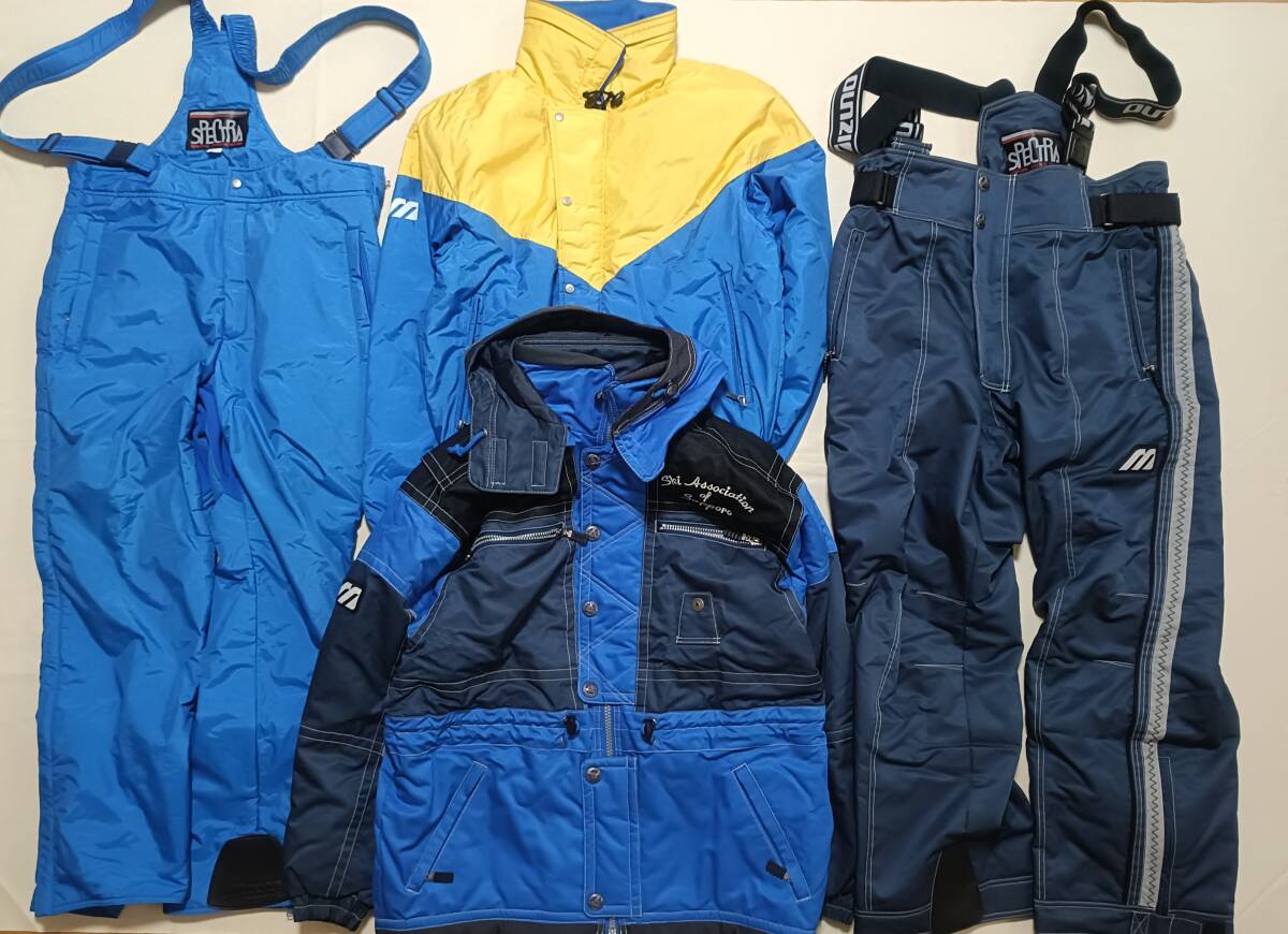 宅急便送料込み 4点まとめて MIZUNO ミズノ 中綿入り スキーウエア 上下 セットアップ メンズ M 防寒 7928拍卖
