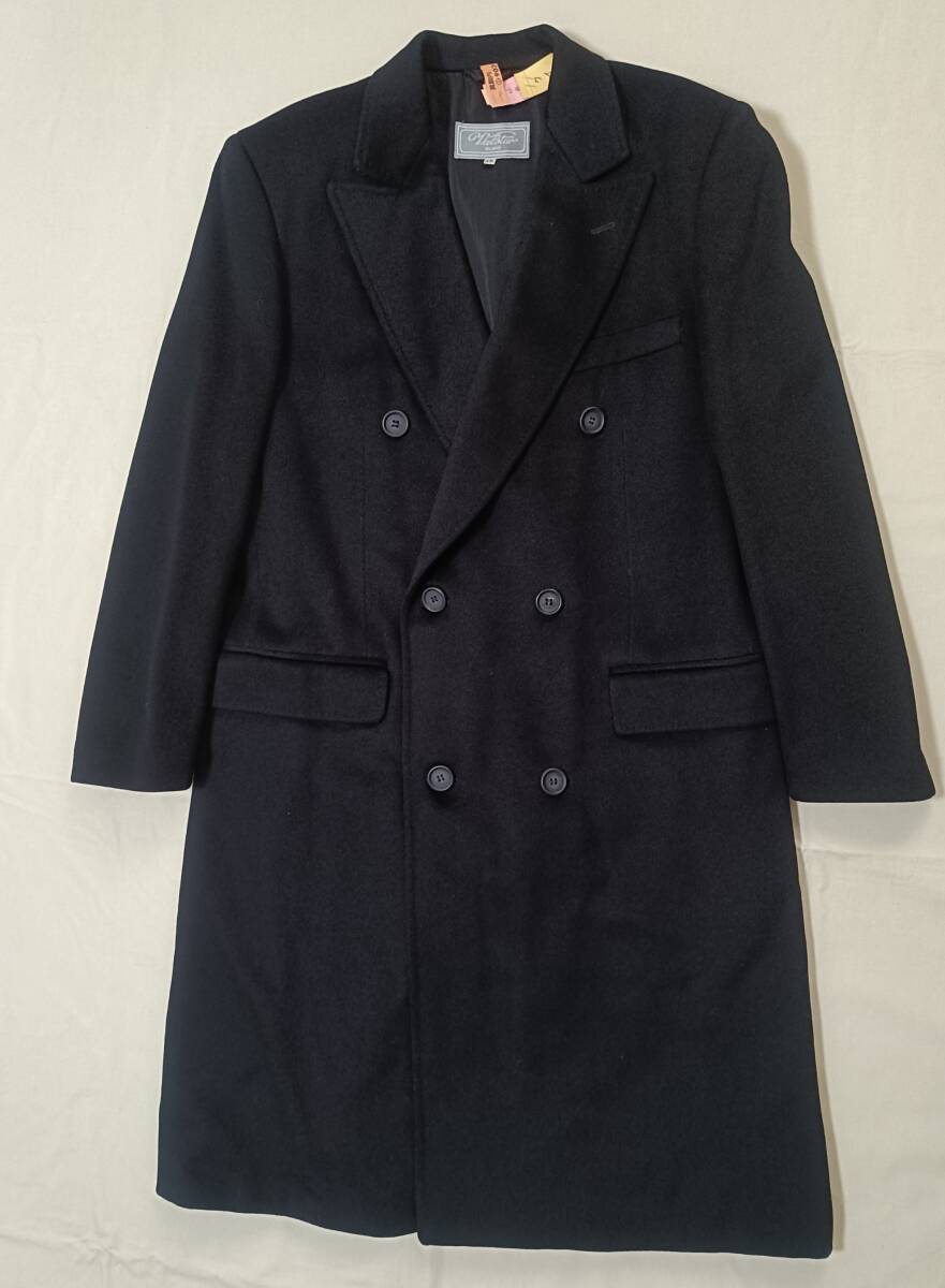 宅急便送料込み イン・ロロ・ピアーナ&シー Valstar ヴァルスター カシミヤ混 ウール ロング コート チェスターコート メンズ 48 黒 7936拍卖