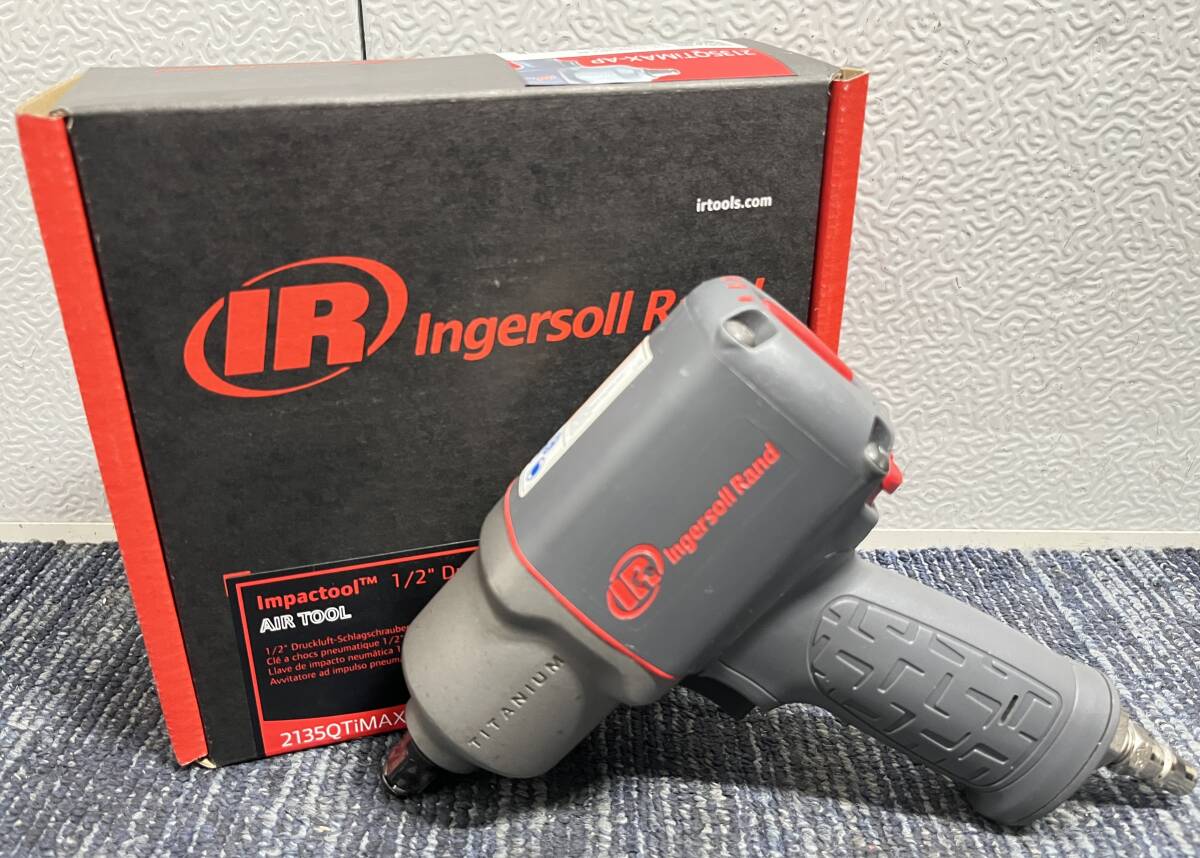 【極美品】ingersoll rand IR インガソールランド 1/2エアインパクトレンチ 2135QTiMAX-AP 9959拍卖