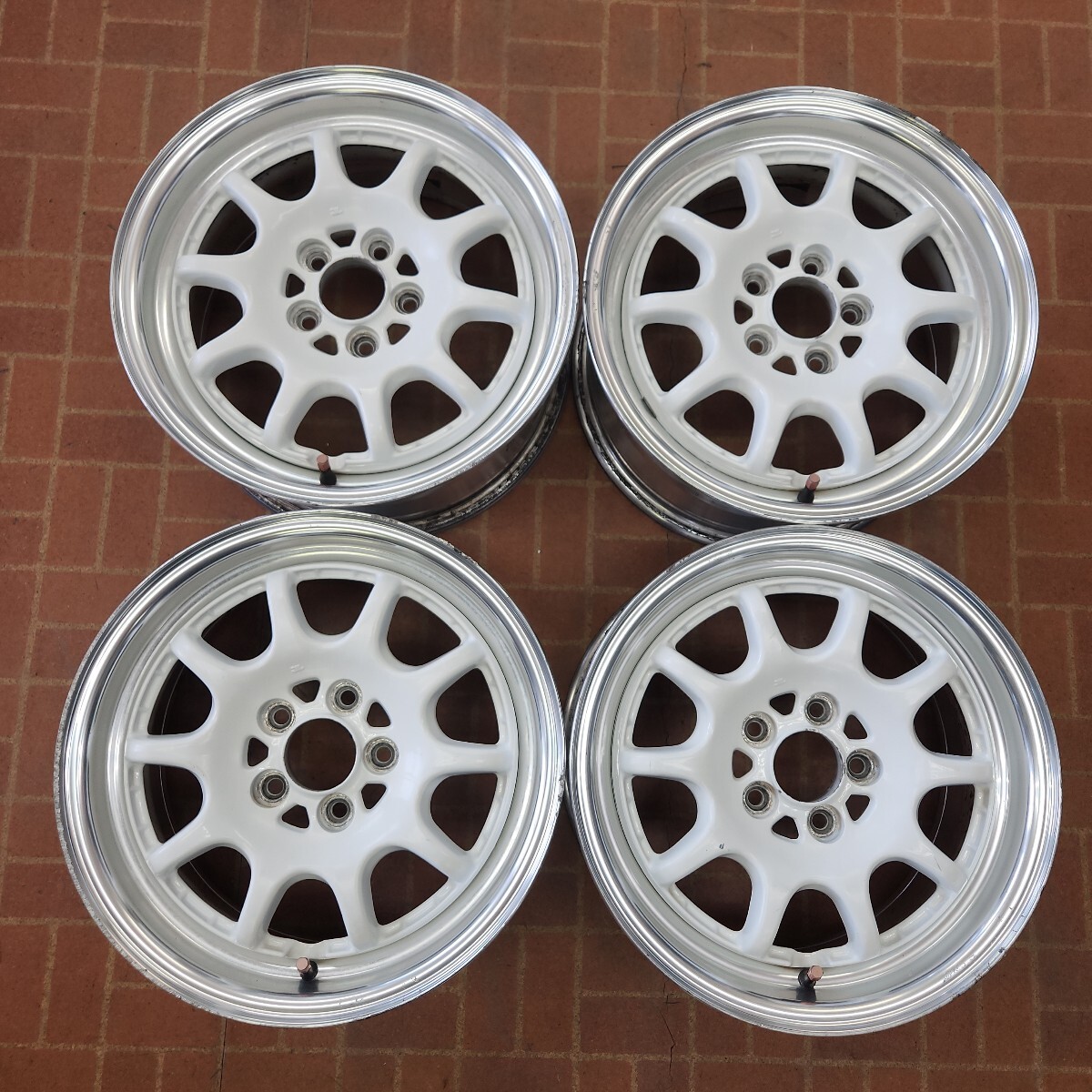 深リム RACING HART 15インチ 7J+50 5H-100 中古拍卖