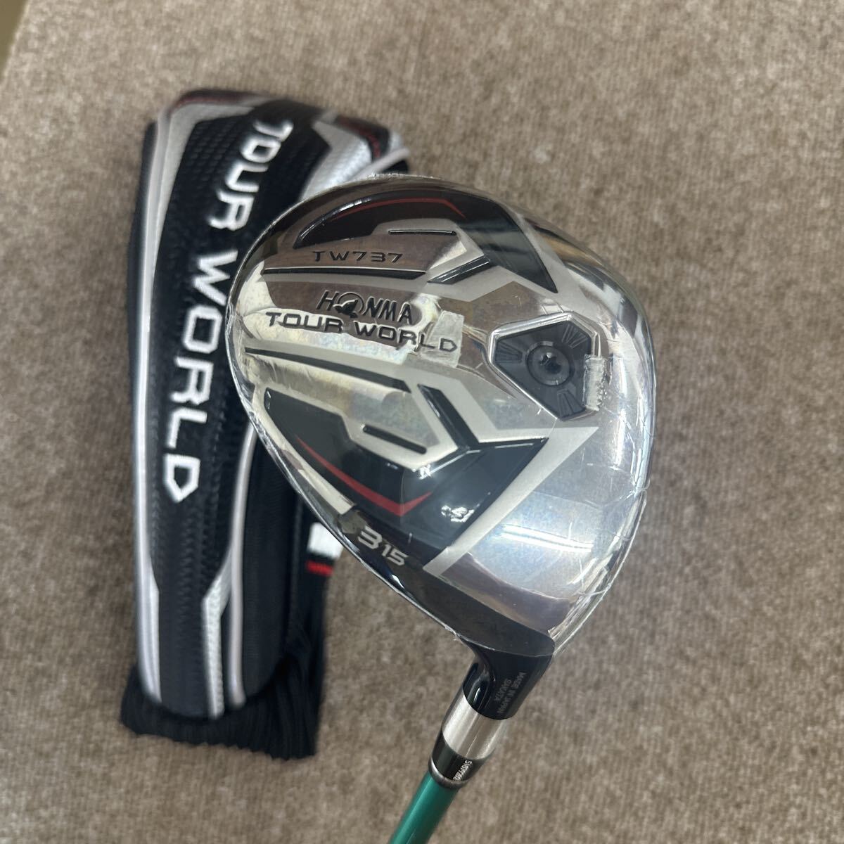 新品 ホンマ 本間 ツアーワールド TW737 フェアウェイウッド 3W (R)VIZARD EX-A 55 カーボンシャフト HONMA TOURWORLD拍卖