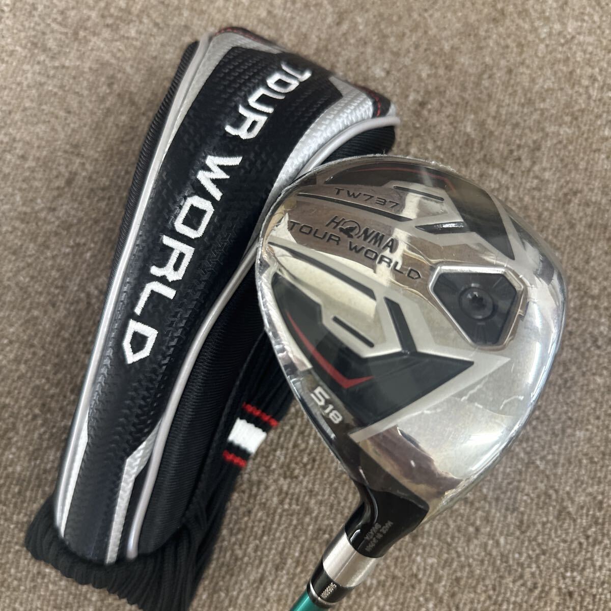 新品 本間 ホンマ ツアーワールド TW737 フェアウェイウッド 5W 18度 (R)VIZARD EX-A 55 シャフト TOUR WORLD拍卖