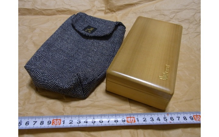 金鯱 小物入れ(19cm×10cm) 専用収納袋 カスタム品 中古 タックルケース タックルボックス 釣具ケース拍卖