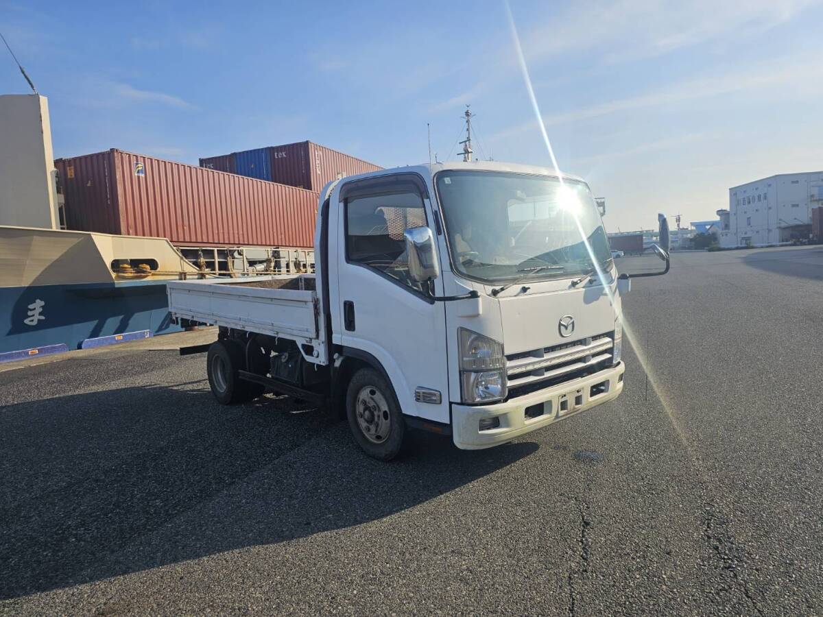 H25年式★3トンワイド★平ボディー★修復歴無★ISUZUエルフOEMタイタン★最大積載量3000㎏★AT★売切り出品★荷台鉄板張★三方開★拍卖