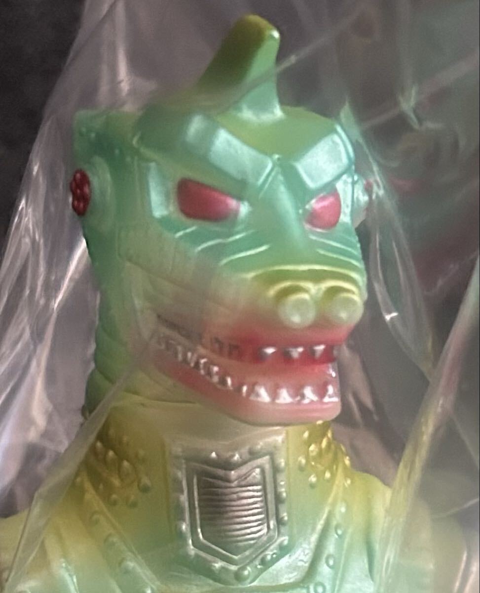 ブルマァク メカゴジラ 蓄光 グリーン 復刻 怪獣 レトロ ソフビ ゴジラ GODZILLA MG GID拍卖