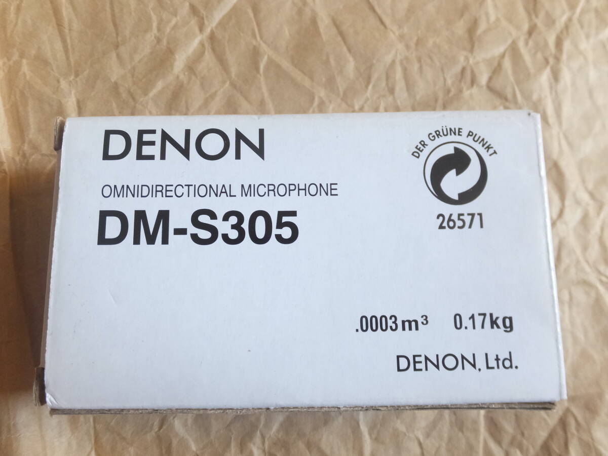 中古 DENON DM-S305 / OMNIDIRECTIONAL MICROPHONE拍卖