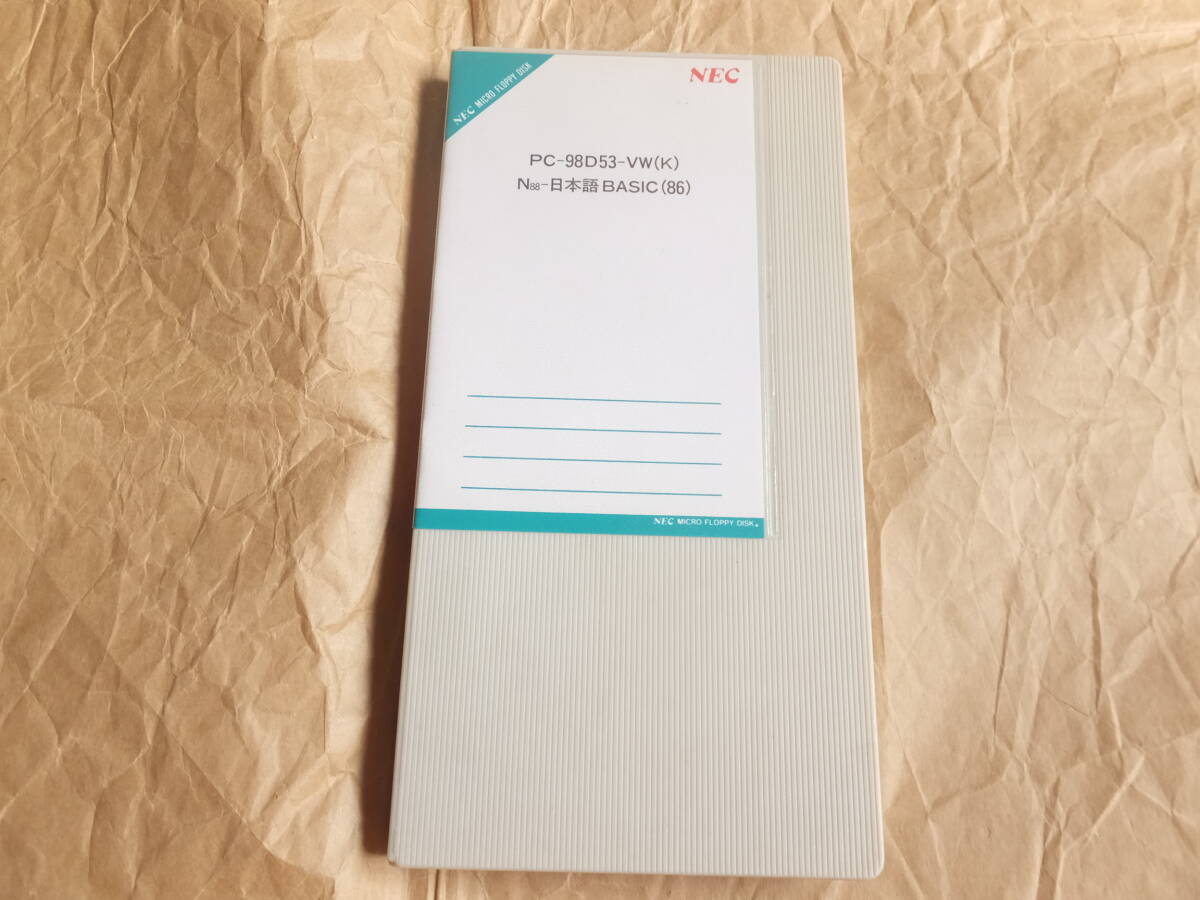 PC-98 D-53-VW 日本語BASIC 86拍卖