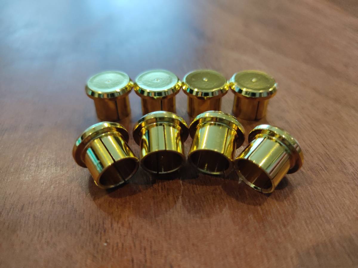 BRZ ノイズストッパー 24Kコーティング RCAキャップ RCA-CAPS ノイズ減少 プロテクションキャップ 新品 8個セット 2拍卖