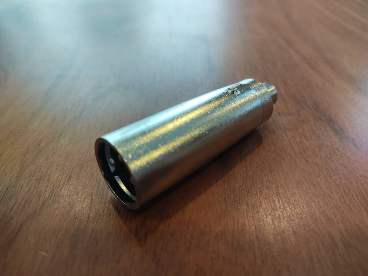 XLR-RCA オスーメス 変換 アダプター拍卖