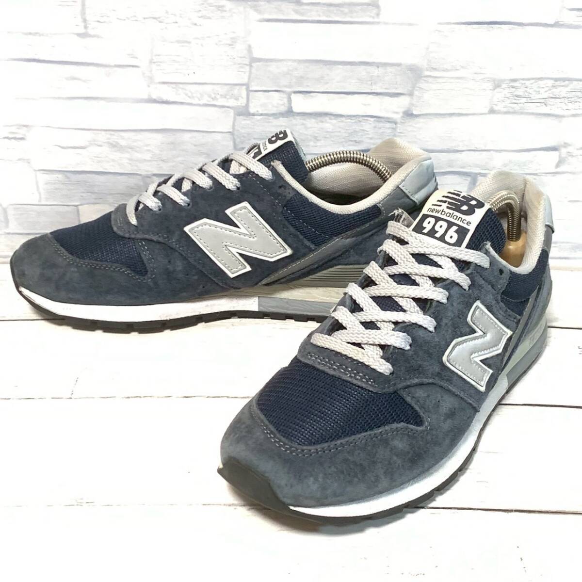 R9335bA New Balance 996 ニューバランス US8(26cm位)スニーカー シューズ ローカット ネイビー メンズ拍卖