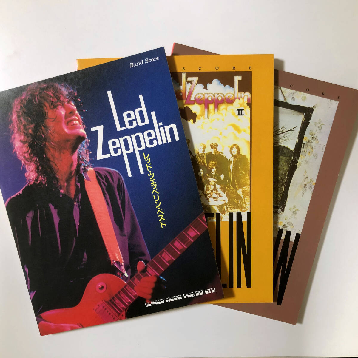 【Led Zeppelin】バンドスコア 3冊セット ♪ レッド・ツェッペリン《ベスト・ II・IV》★シンコー&リットー【絶版スコア】拍卖