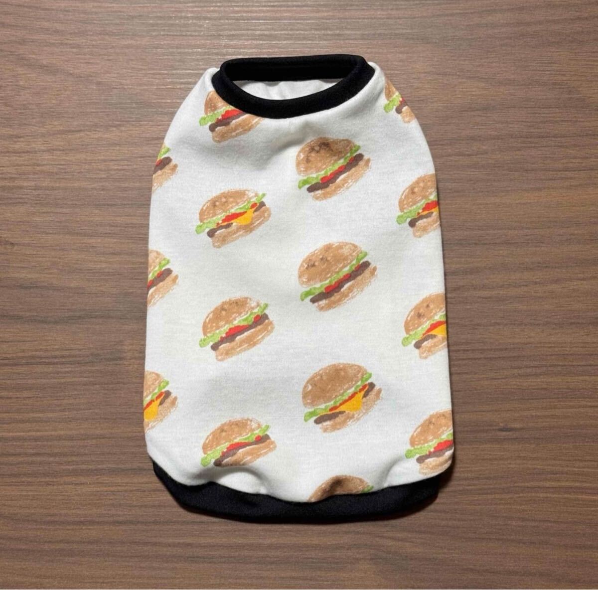 ハンバーガー タンクトップ XSサイズ 犬服 ハンドメイド拍卖