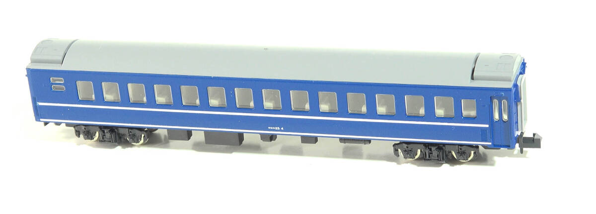 【G4Q=34●】KATO「No.524 オロネ25銀帯」ケースなし 24系25形ブルートレイン 中古Nゲージ ジャンク カトー拍卖