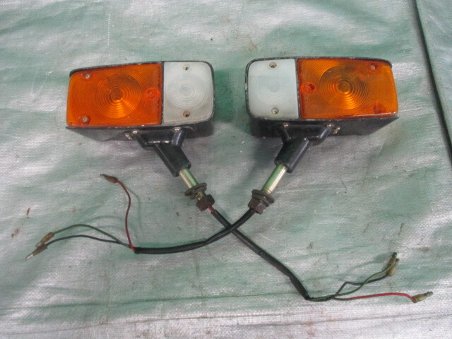 Σ7I 昭和54年 三菱 JEEP ジープ J56 ターンランプ ウインカーランプ ライト 左右セット ※ジャンク品※拍卖