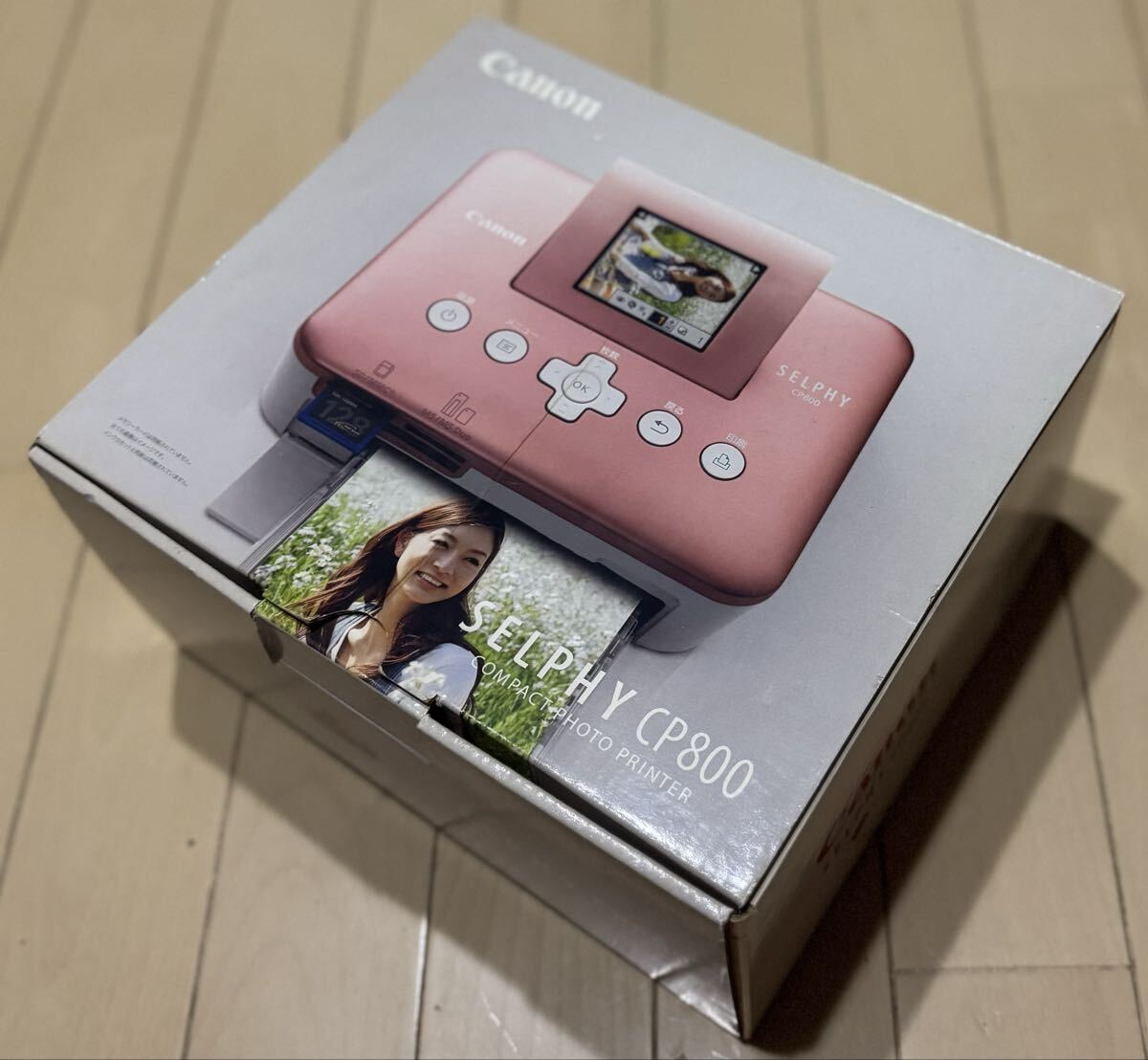 中古 動作OK ピンク ☆ Canon キャノン SELPHY CP800 コンパクトフォトプリンター セルフィ拍卖