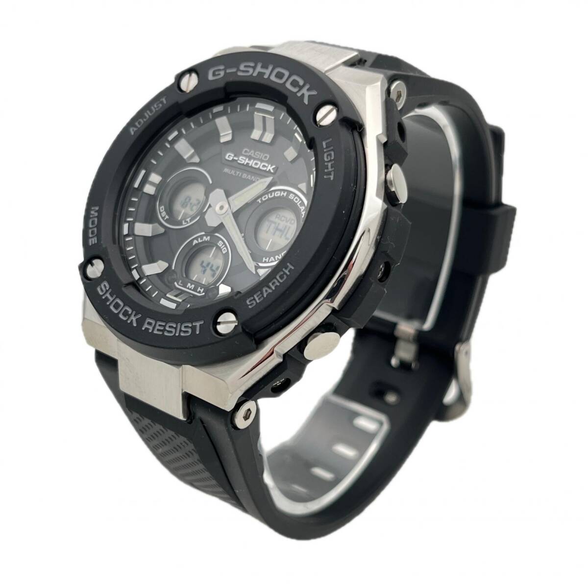 CASIO カシオ 腕時計 GST-W300 ブラック G-SHOCK ソーラー電池 ◆2006拍卖
